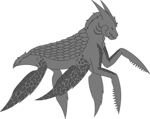 Oceancrown, a water dragon species