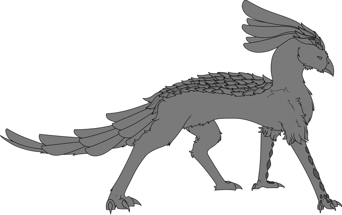 Plumebeak, a neutral dragon species