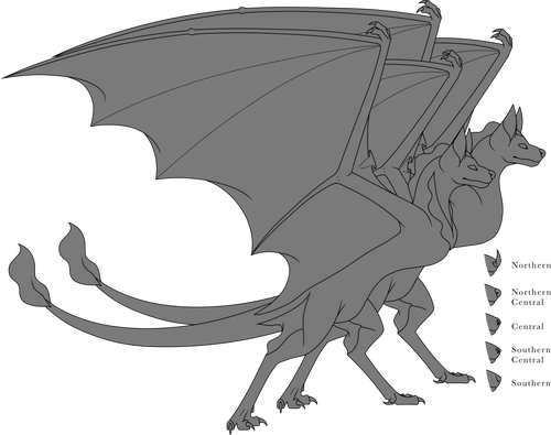 Splitjaw, a fire dragon species